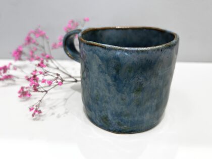 Błękitny kubek z uszkiem (mniejszy)